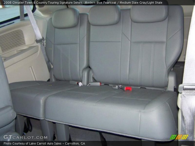 Modern Blue Pearlcoat / Medium Slate Gray/Light Shale 2008 Chrysler Town & Country Touring Signature Series