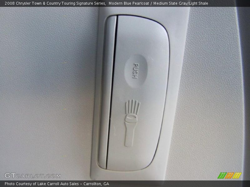 Modern Blue Pearlcoat / Medium Slate Gray/Light Shale 2008 Chrysler Town & Country Touring Signature Series