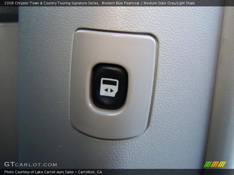 Modern Blue Pearlcoat / Medium Slate Gray/Light Shale 2008 Chrysler Town & Country Touring Signature Series