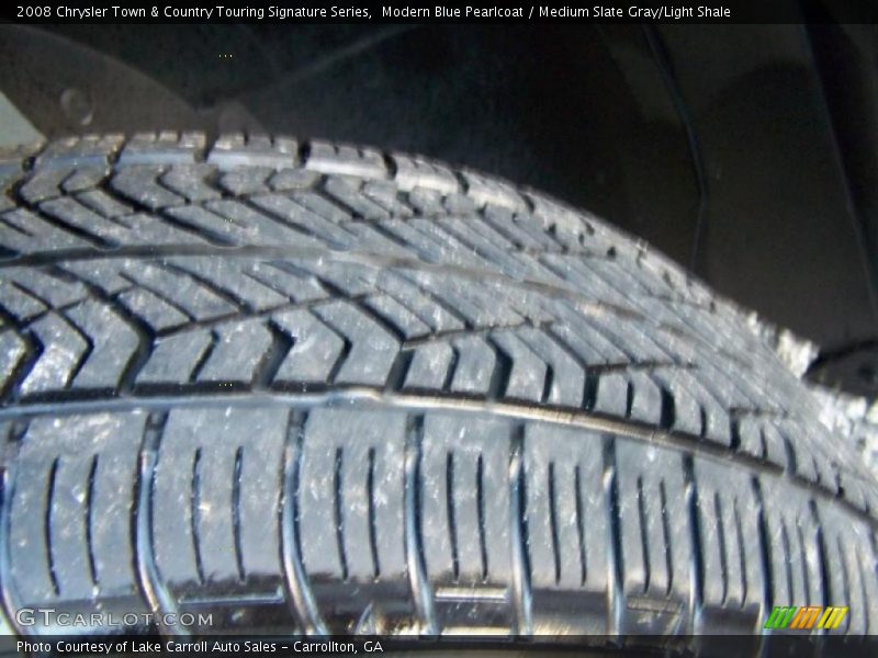 Modern Blue Pearlcoat / Medium Slate Gray/Light Shale 2008 Chrysler Town & Country Touring Signature Series