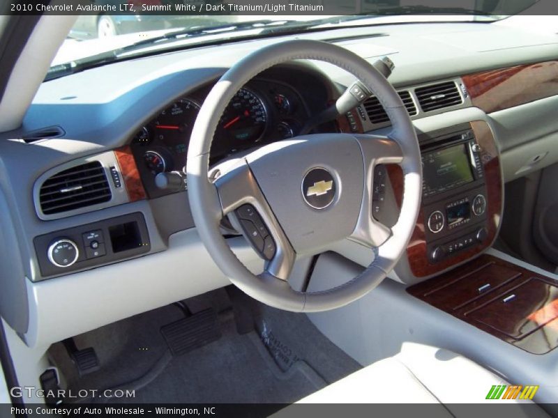 Summit White / Dark Titanium/Light Titanium 2010 Chevrolet Avalanche LTZ