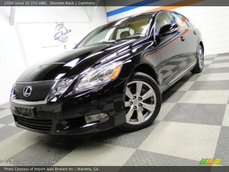 Obsidian Black / Cashmere 2008 Lexus GS 350 AWD