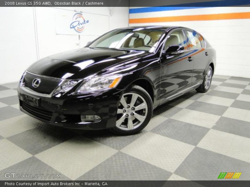Obsidian Black / Cashmere 2008 Lexus GS 350 AWD