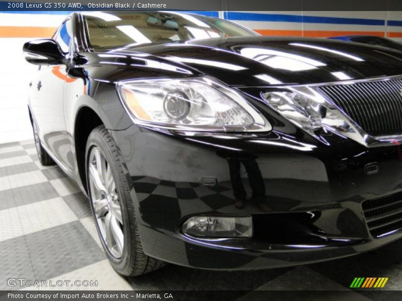 Obsidian Black / Cashmere 2008 Lexus GS 350 AWD