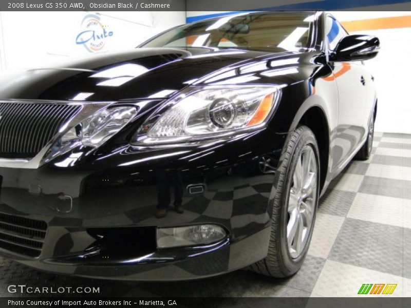 Obsidian Black / Cashmere 2008 Lexus GS 350 AWD