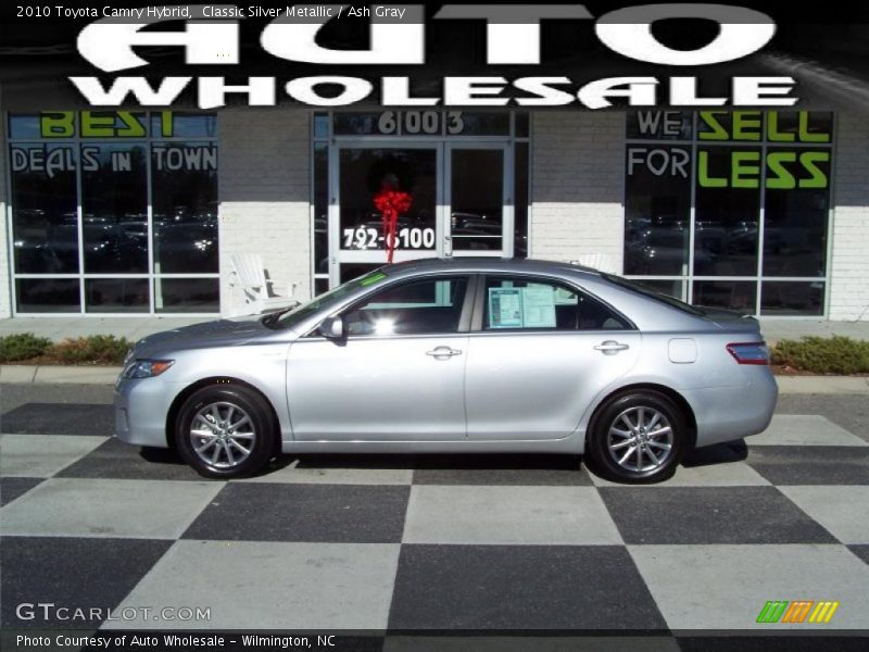 Classic Silver Metallic / Ash Gray 2010 Toyota Camry Hybrid