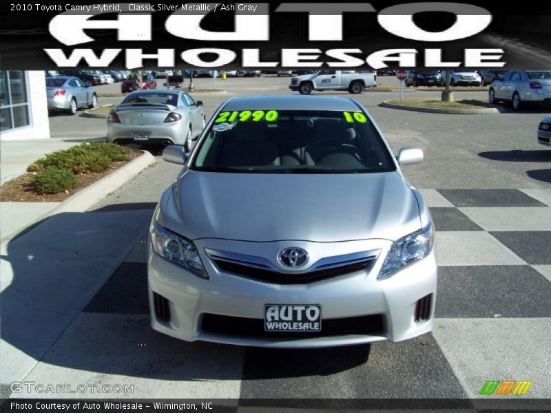 Classic Silver Metallic / Ash Gray 2010 Toyota Camry Hybrid