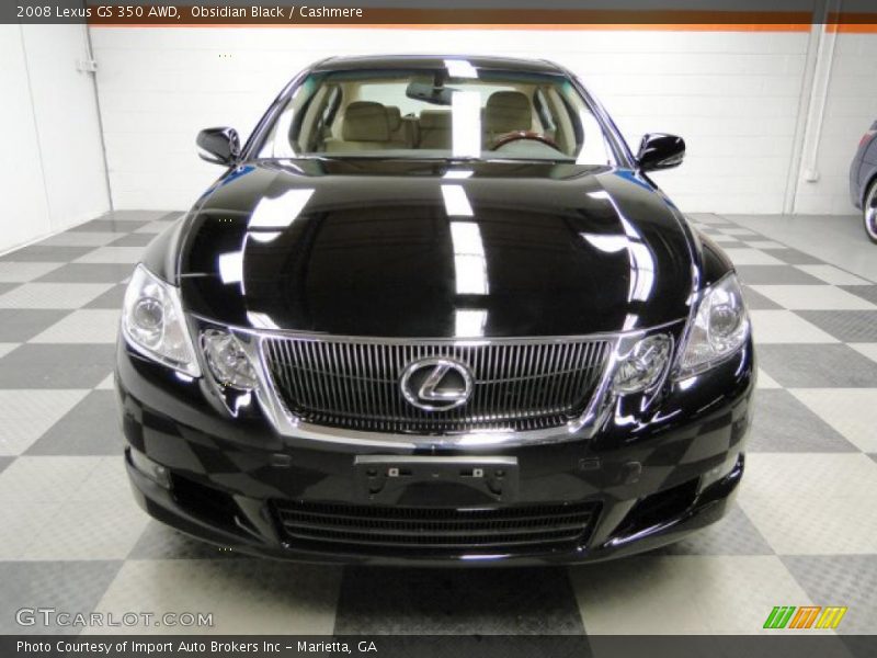 Obsidian Black / Cashmere 2008 Lexus GS 350 AWD
