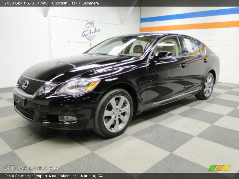 Obsidian Black / Cashmere 2008 Lexus GS 350 AWD
