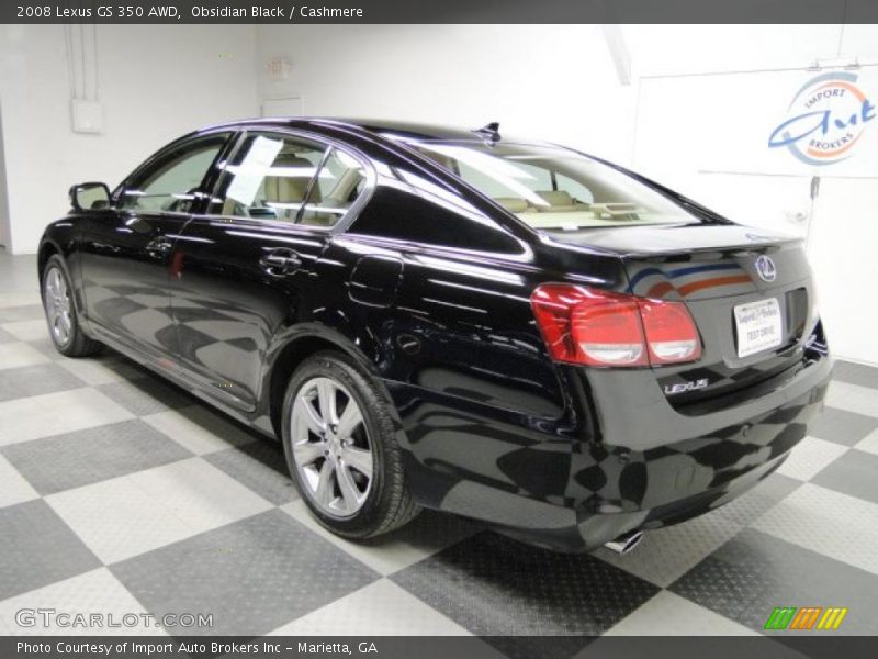 Obsidian Black / Cashmere 2008 Lexus GS 350 AWD