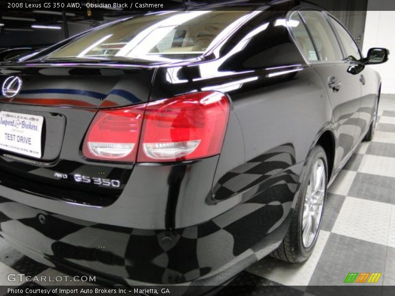 Obsidian Black / Cashmere 2008 Lexus GS 350 AWD