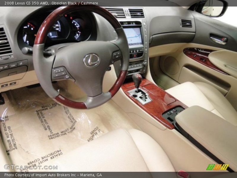 Obsidian Black / Cashmere 2008 Lexus GS 350 AWD