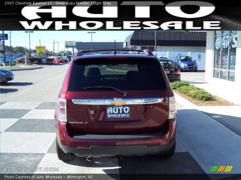 Deep Ruby Metallic / Light Gray 2007 Chevrolet Equinox LT