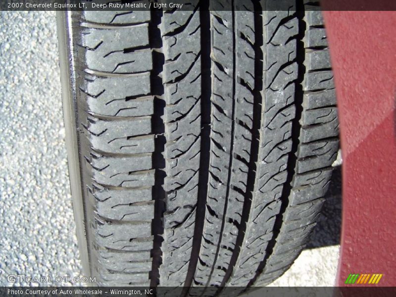 Deep Ruby Metallic / Light Gray 2007 Chevrolet Equinox LT