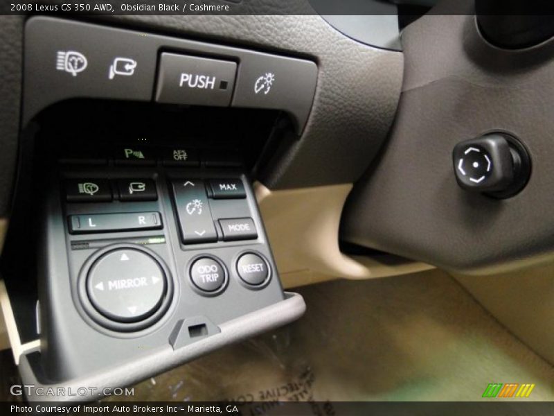 Obsidian Black / Cashmere 2008 Lexus GS 350 AWD