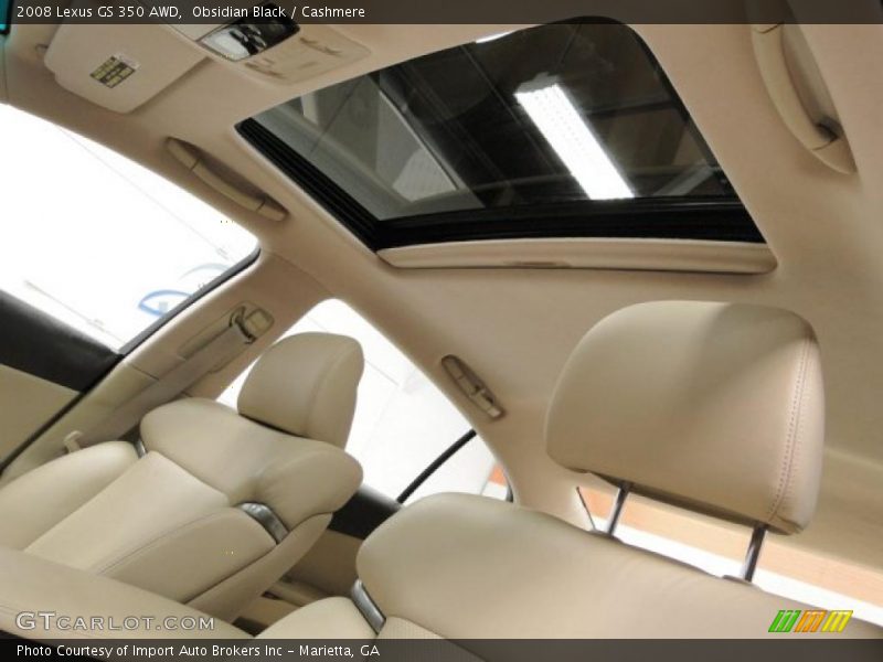 Obsidian Black / Cashmere 2008 Lexus GS 350 AWD