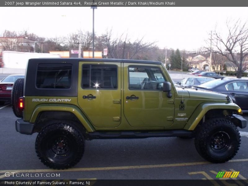  2007 Wrangler Unlimited Sahara 4x4 Rescue Green Metallic