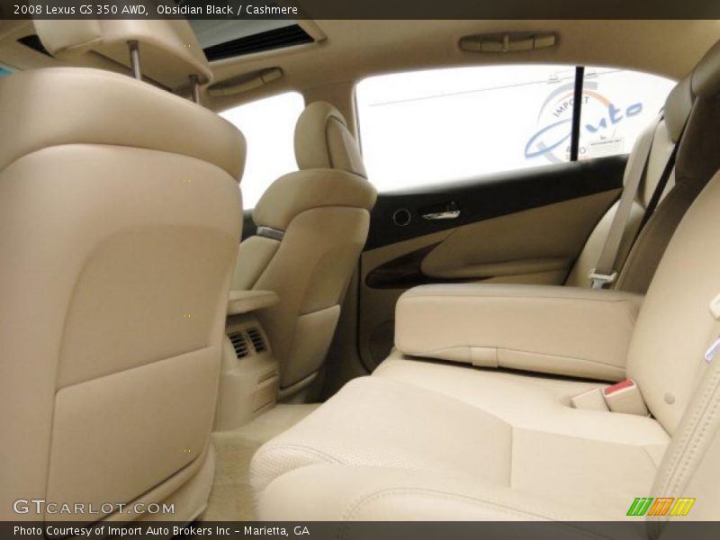 Obsidian Black / Cashmere 2008 Lexus GS 350 AWD