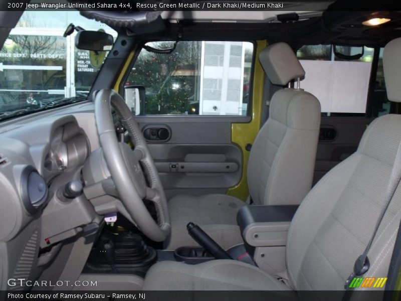  2007 Wrangler Unlimited Sahara 4x4 Dark Khaki/Medium Khaki Interior