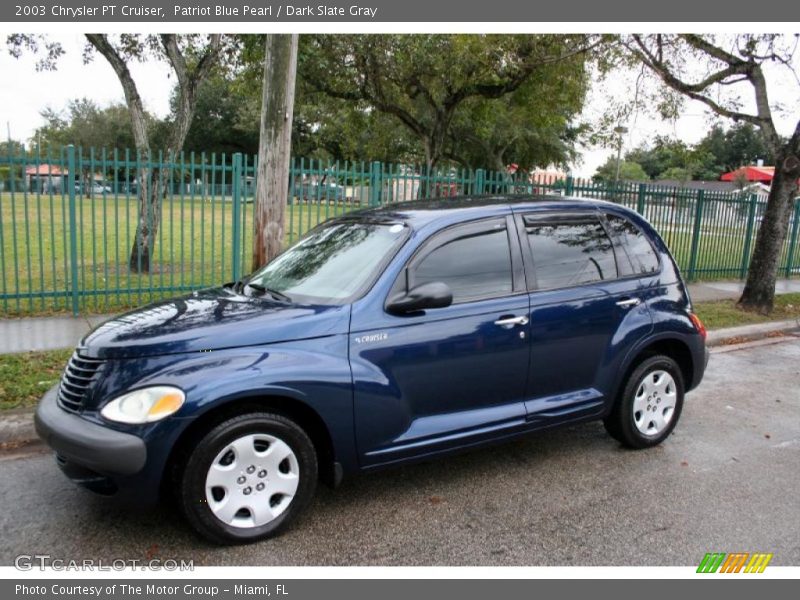 Patriot Blue Pearl / Dark Slate Gray 2003 Chrysler PT Cruiser