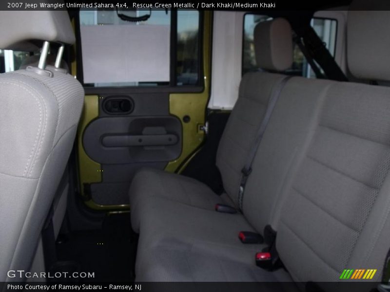 Rescue Green Metallic / Dark Khaki/Medium Khaki 2007 Jeep Wrangler Unlimited Sahara 4x4