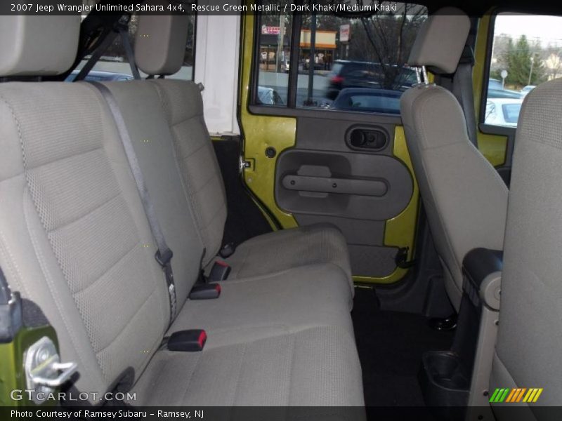 Rescue Green Metallic / Dark Khaki/Medium Khaki 2007 Jeep Wrangler Unlimited Sahara 4x4
