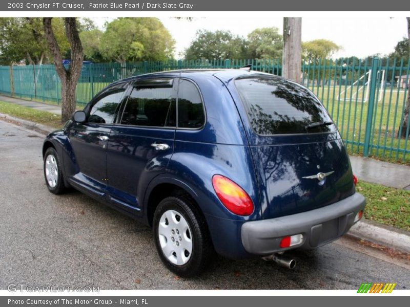 Patriot Blue Pearl / Dark Slate Gray 2003 Chrysler PT Cruiser