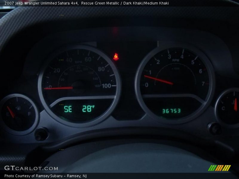 Rescue Green Metallic / Dark Khaki/Medium Khaki 2007 Jeep Wrangler Unlimited Sahara 4x4