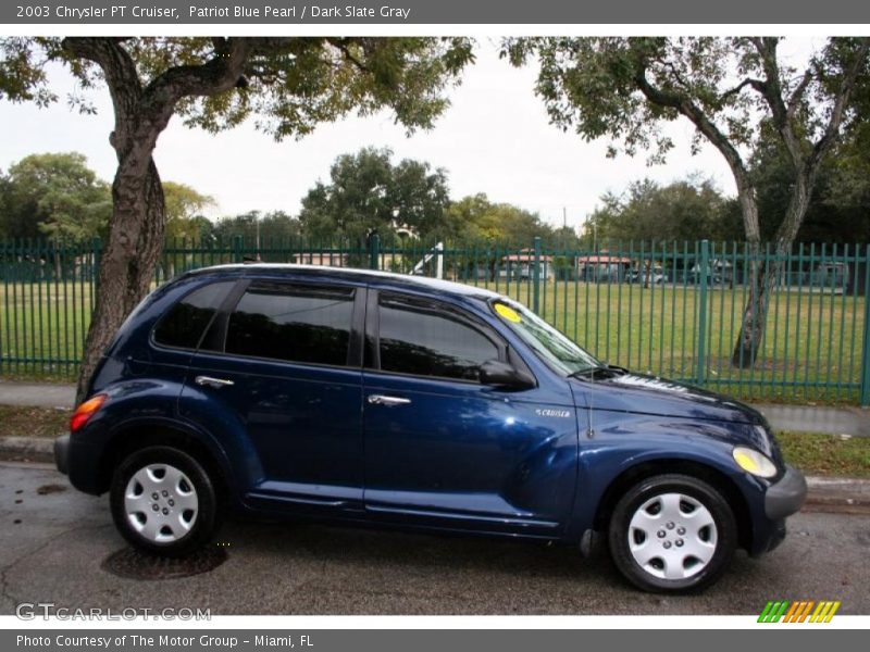 Patriot Blue Pearl / Dark Slate Gray 2003 Chrysler PT Cruiser