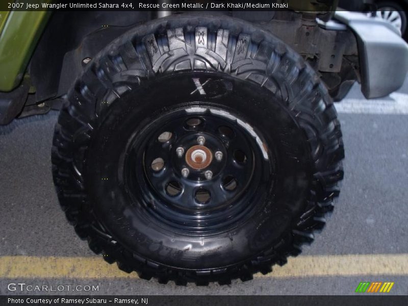 Rescue Green Metallic / Dark Khaki/Medium Khaki 2007 Jeep Wrangler Unlimited Sahara 4x4
