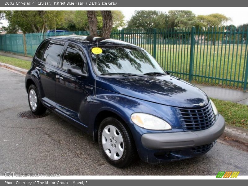 Patriot Blue Pearl / Dark Slate Gray 2003 Chrysler PT Cruiser
