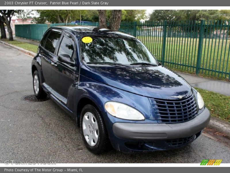 Patriot Blue Pearl / Dark Slate Gray 2003 Chrysler PT Cruiser