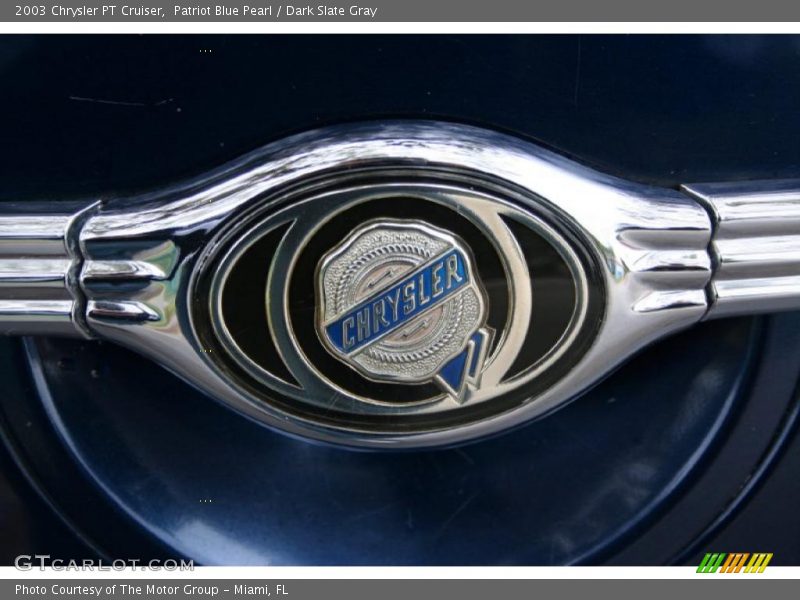 Patriot Blue Pearl / Dark Slate Gray 2003 Chrysler PT Cruiser