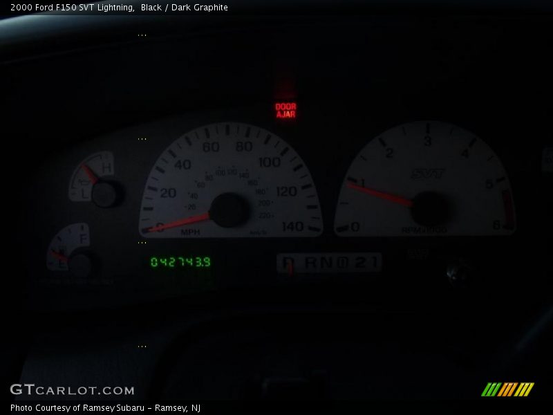 Black / Dark Graphite 2000 Ford F150 SVT Lightning