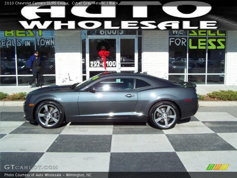 Cyber Gray Metallic / Black 2010 Chevrolet Camaro SS/RS Coupe