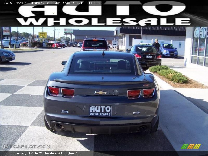 Cyber Gray Metallic / Black 2010 Chevrolet Camaro SS/RS Coupe