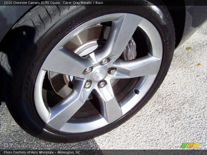 Cyber Gray Metallic / Black 2010 Chevrolet Camaro SS/RS Coupe