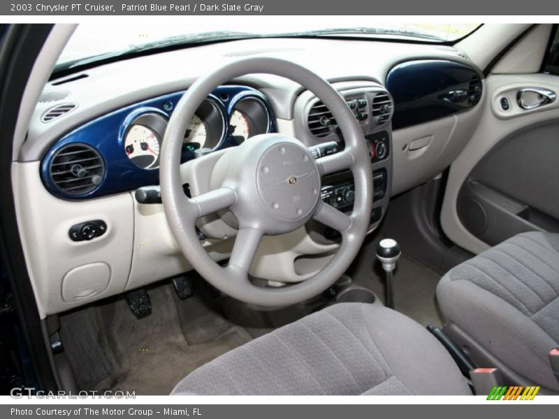 Patriot Blue Pearl / Dark Slate Gray 2003 Chrysler PT Cruiser