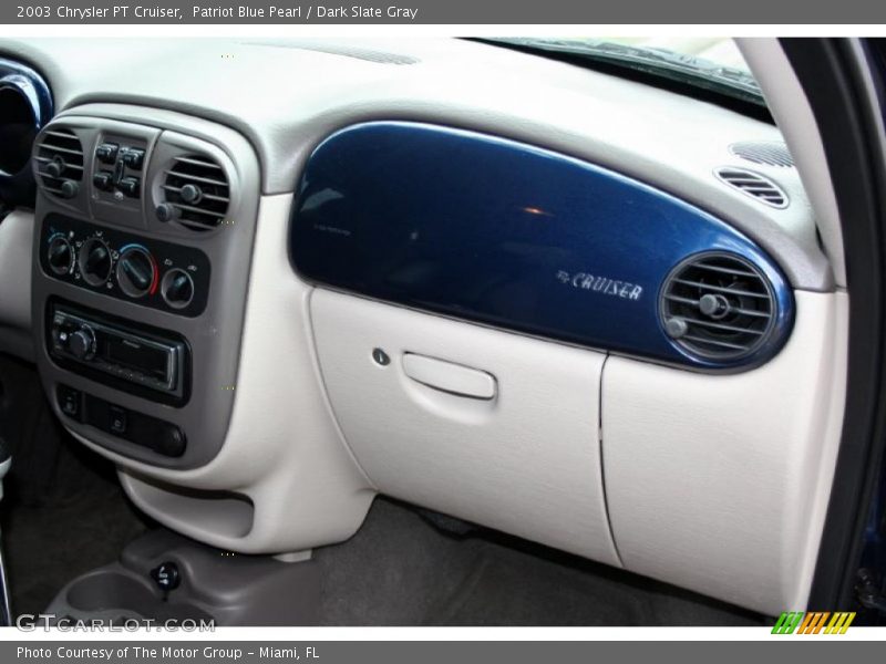 Patriot Blue Pearl / Dark Slate Gray 2003 Chrysler PT Cruiser