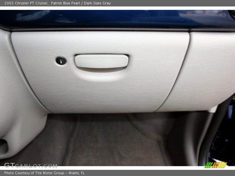 Patriot Blue Pearl / Dark Slate Gray 2003 Chrysler PT Cruiser