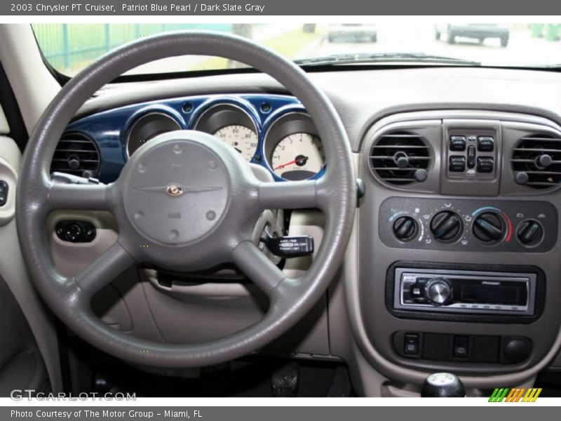 Patriot Blue Pearl / Dark Slate Gray 2003 Chrysler PT Cruiser