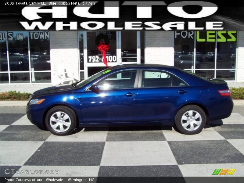 Blue Ribbon Metallic / Ash 2009 Toyota Camry LE