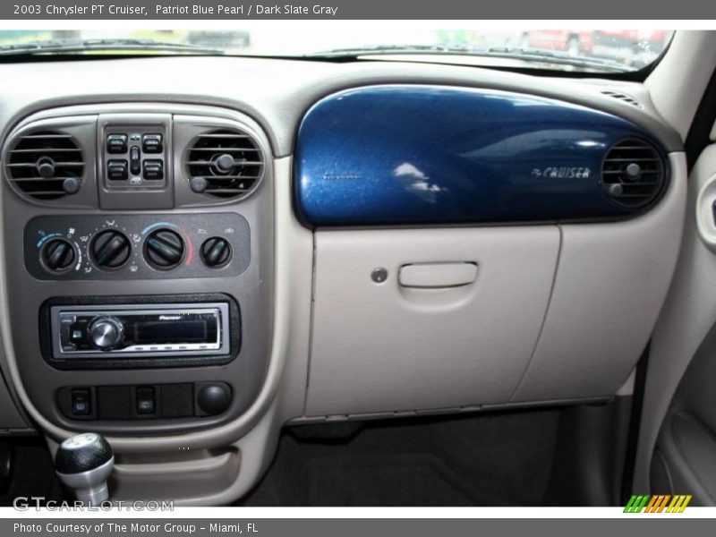 Patriot Blue Pearl / Dark Slate Gray 2003 Chrysler PT Cruiser
