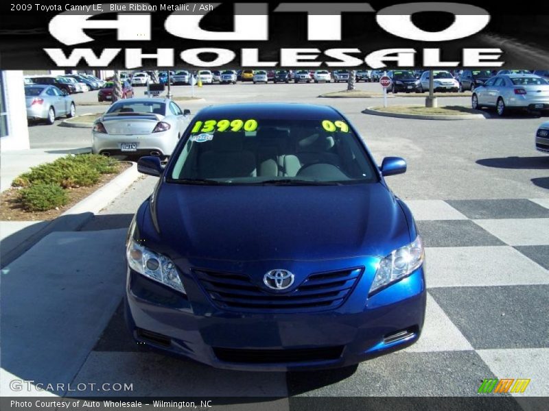 Blue Ribbon Metallic / Ash 2009 Toyota Camry LE