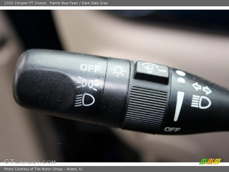 Patriot Blue Pearl / Dark Slate Gray 2003 Chrysler PT Cruiser