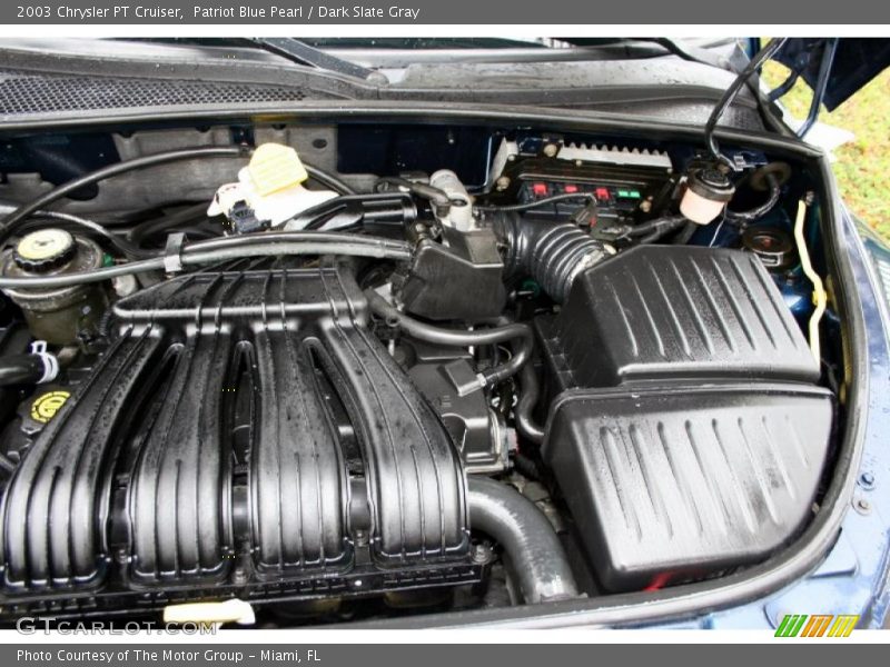 Patriot Blue Pearl / Dark Slate Gray 2003 Chrysler PT Cruiser