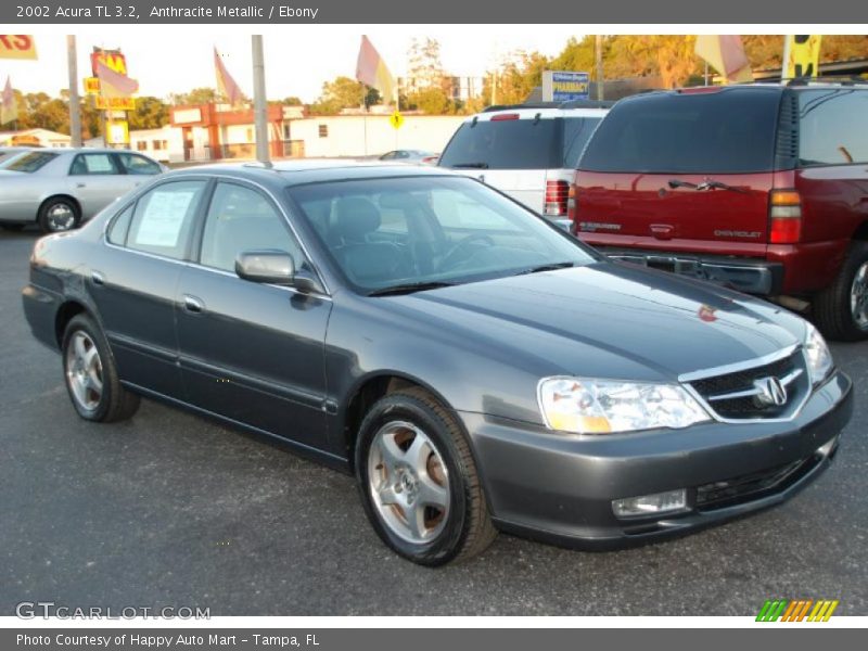 Anthracite Metallic / Ebony 2002 Acura TL 3.2
