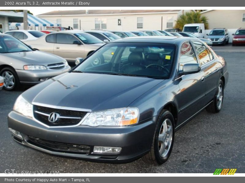 Anthracite Metallic / Ebony 2002 Acura TL 3.2