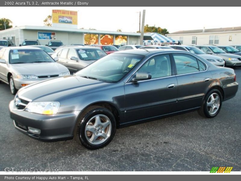 Anthracite Metallic / Ebony 2002 Acura TL 3.2