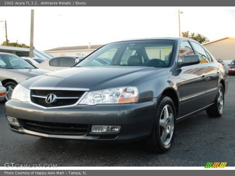 Anthracite Metallic / Ebony 2002 Acura TL 3.2